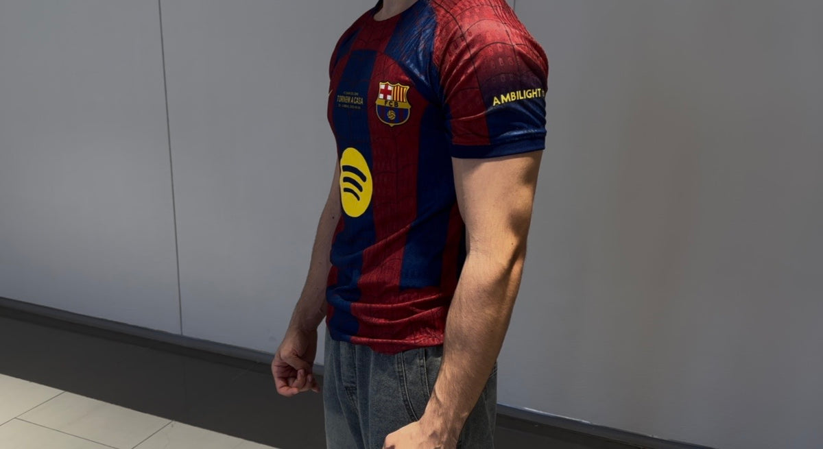 Barca x Spider-Man Fan Edition Jersey | Streetwear Football Kit